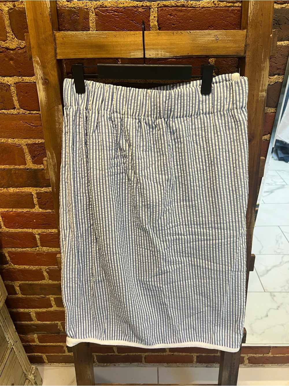 NWT Seersucker Spa Wrap